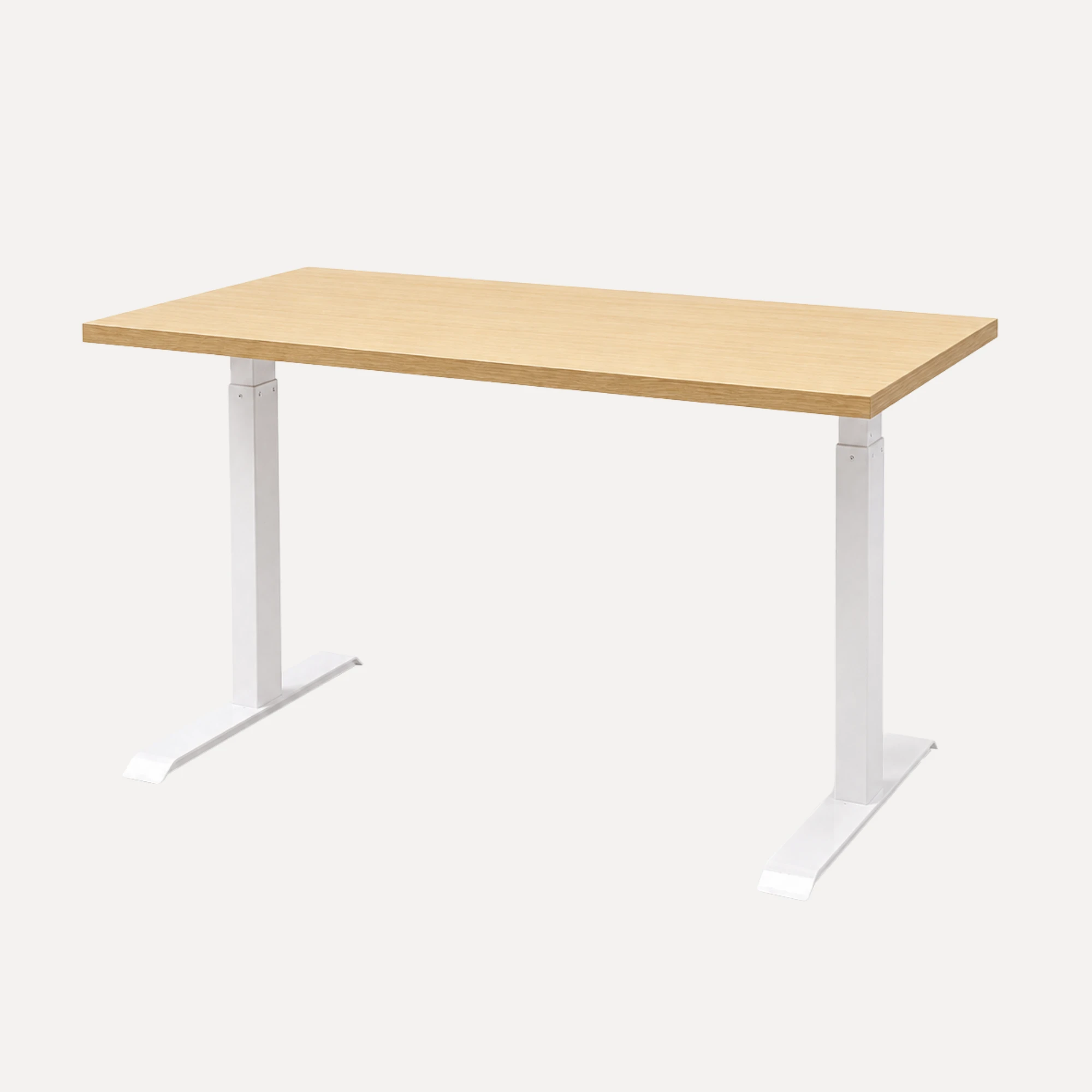 Ergonomic Adjustable Table — Desert Oak